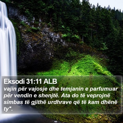 Eksodi 31:11 ALB Bible Verse Image