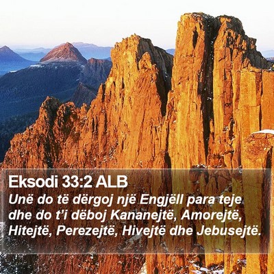 Eksodi 33:2 ALB Bible Verse Image