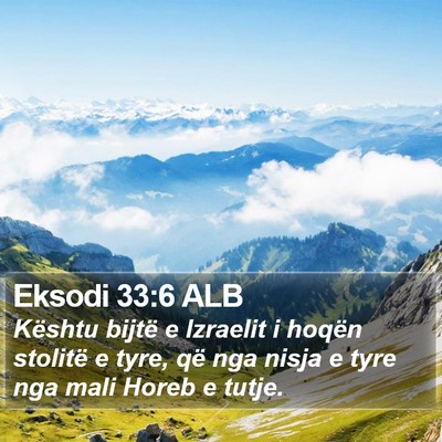 Eksodi 33:6 ALB Bible Verse Image