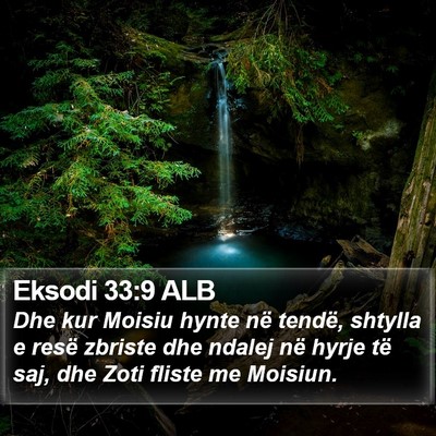 Eksodi 33:9 ALB Bible Verse Image