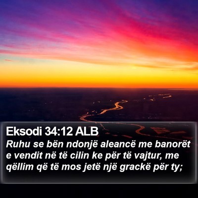 Eksodi 34:12 ALB Bible Verse Image