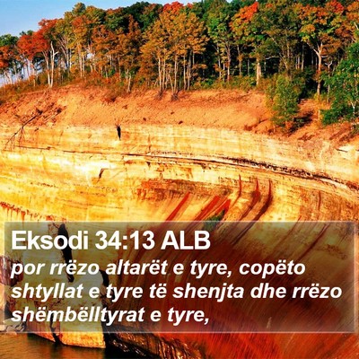 Eksodi 34:13 ALB Bible Verse Image