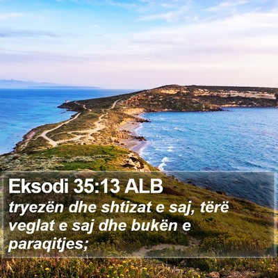 Eksodi 35:13 ALB Bible Verse Image