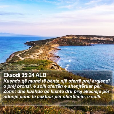 Eksodi 35:24 ALB Bible Verse Image