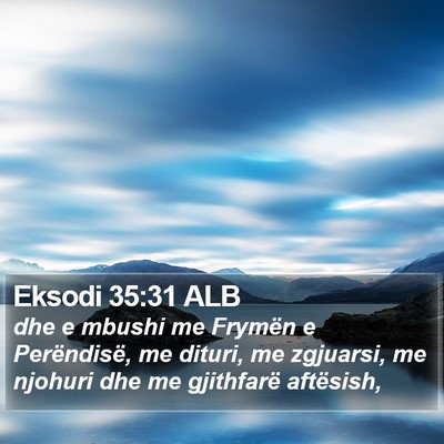 Eksodi 35:31 ALB Bible Verse Image