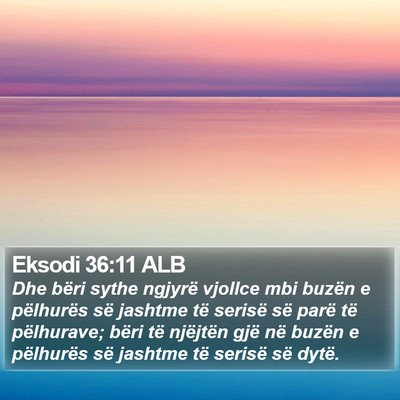 Eksodi 36:11 ALB Bible Verse Image