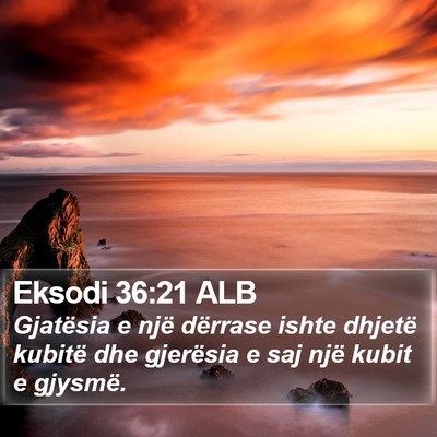 Eksodi 36:21 ALB Bible Verse Image