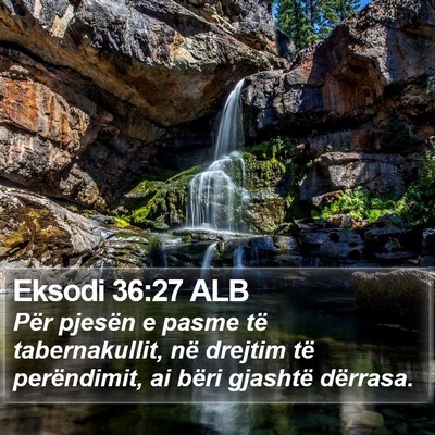 Eksodi 36:27 ALB Bible Verse Image