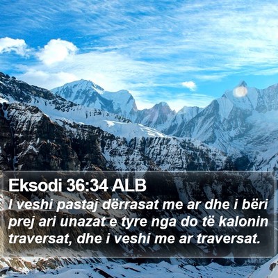 Eksodi 36:34 ALB Bible Verse Image