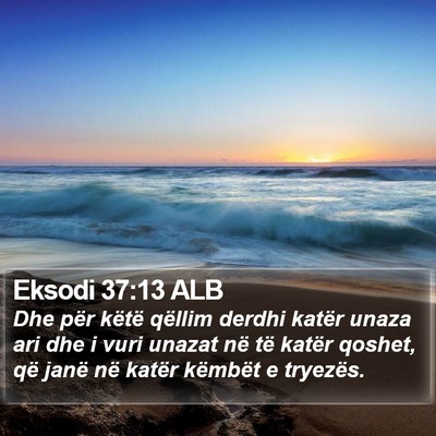 Eksodi 37:13 ALB Bible Verse Image
