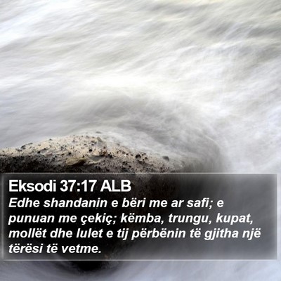 Eksodi 37:17 ALB Bible Verse Image
