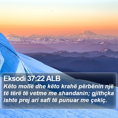 Eksodi 37:22 ALB Bible Verse Image