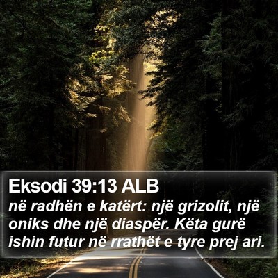 Eksodi 39:13 ALB Bible Verse Image