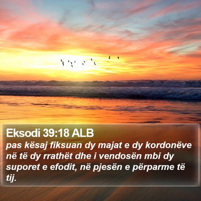Eksodi 39:18 ALB Bible Verse Image