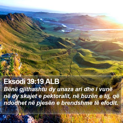 Eksodi 39:19 ALB Bible Verse Image