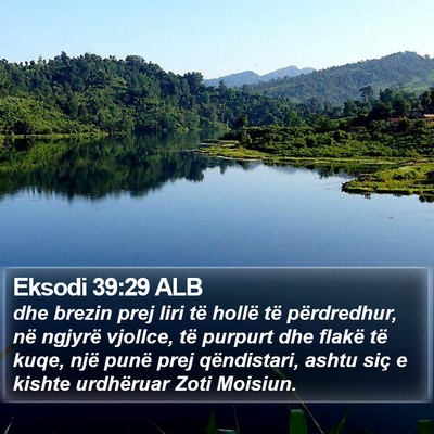 Eksodi 39:29 ALB Bible Verse Image