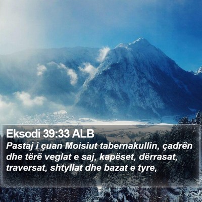 Eksodi 39:33 ALB Bible Verse Image