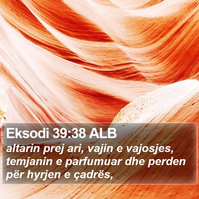 Eksodi 39:38 ALB Bible Verse Image