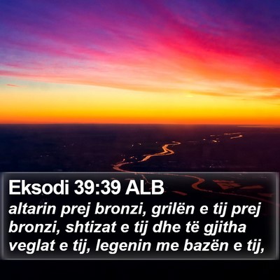 Eksodi 39:39 ALB Bible Verse Image