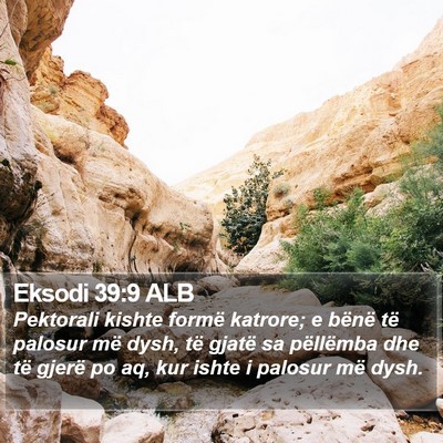 Eksodi 39:9 ALB Bible Verse Image