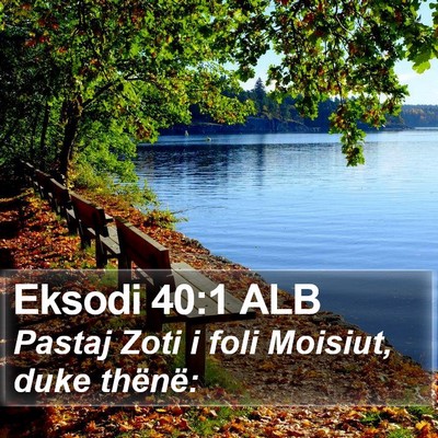 Eksodi 40:1 ALB Bible Verse Image