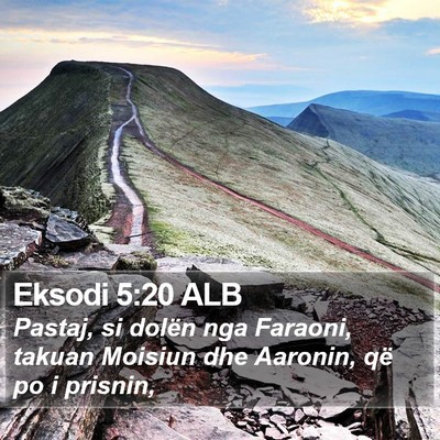 Eksodi 5:20 ALB Bible Verse Image