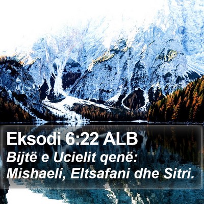 Eksodi 6:22 ALB Bible Verse Image
