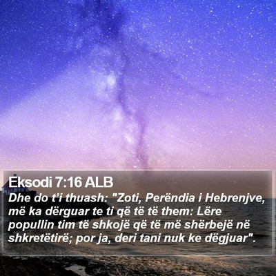 Eksodi 7:16 ALB Bible Verse Image