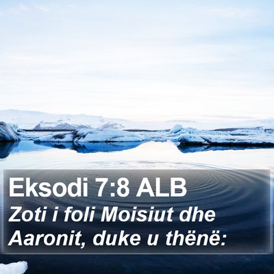 Eksodi 7:8 ALB Bible Verse Image