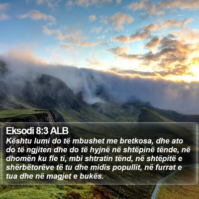 Eksodi 8:3 ALB Bible Verse Image