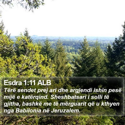 Esdra 1:11 ALB Bible Verse Image