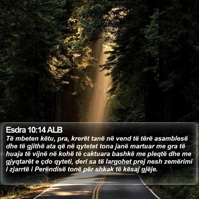 Esdra 10:14 ALB Bible Verse Image