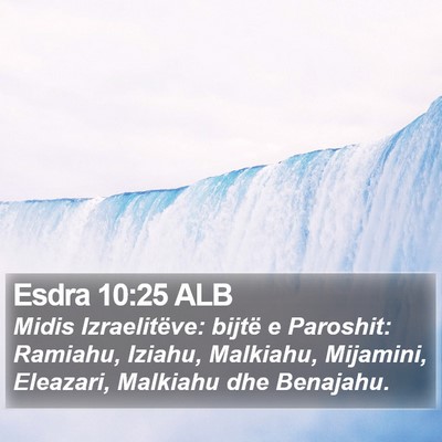 Esdra 10:25 ALB Bible Verse Image