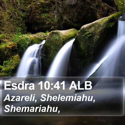 Esdra 10:41 ALB Bible Verse Image
