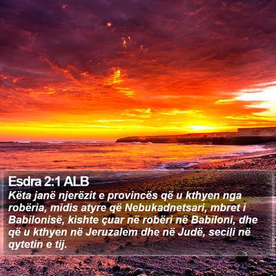 Esdra 2:1 ALB Bible Verse Image