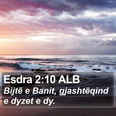 Esdra 2:10 ALB Bible Verse Image