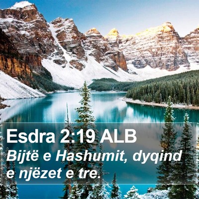 Esdra 2:19 ALB Bible Verse Image