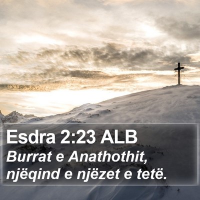 Esdra 2:23 ALB Bible Verse Image