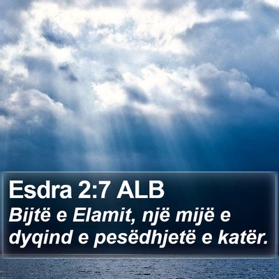 Esdra 2:7 ALB Bible Verse Image