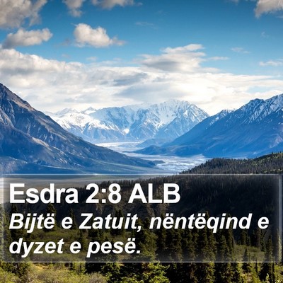 Esdra 2:8 ALB Bible Verse Image