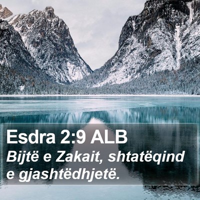 Esdra 2:9 ALB Bible Verse Image