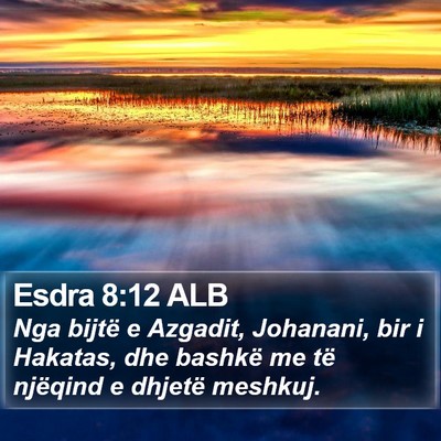 Esdra 8:12 ALB Bible Verse Image