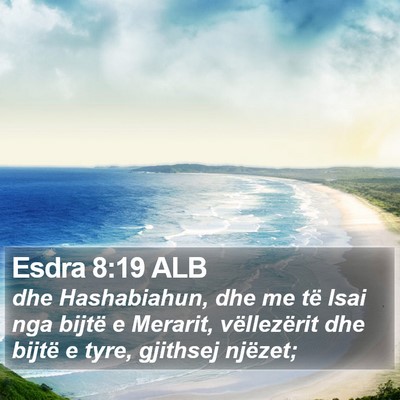Esdra 8:19 ALB Bible Verse Image
