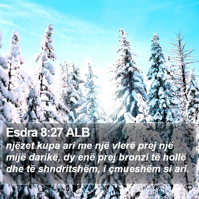 Esdra 8:27 ALB Bible Verse Image