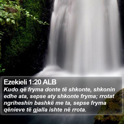 Ezekieli 1:20 ALB Bible Verse Image
