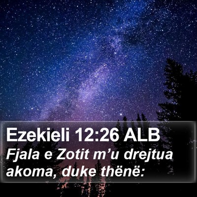 Ezekieli 12:26 ALB Bible Verse Image