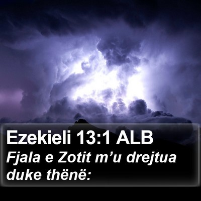 Ezekieli 13:1 ALB Bible Verse Image