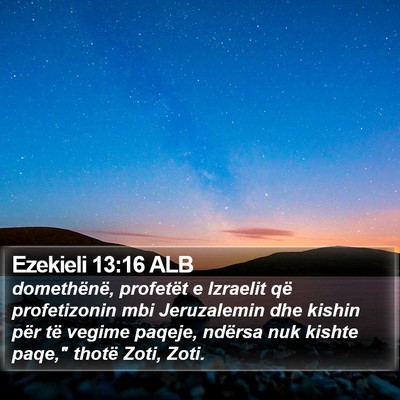Ezekieli 13:16 ALB Bible Verse Image