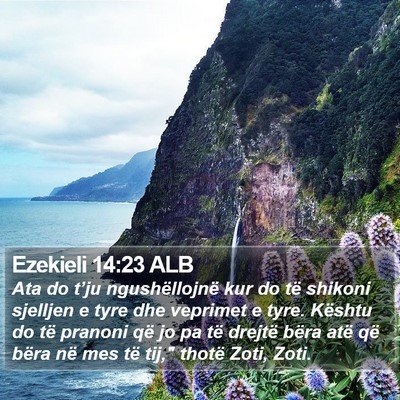 Ezekieli 14:23 ALB Bible Verse Image