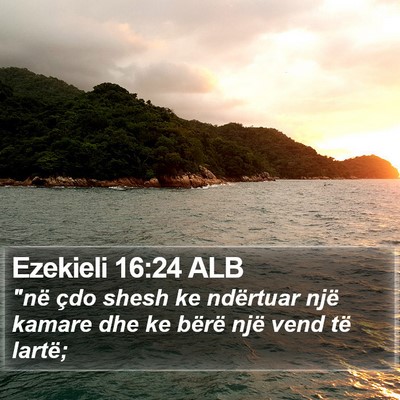 Ezekieli 16:24 ALB Bible Verse Image